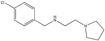 [(4-chlorophenyl)methyl][2-(pyrrolidin-1-yl)ethyl]amine Struktur