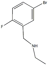 [(5-bromo-2-fluorophenyl)methyl](ethyl)amine Struktur