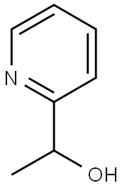 1-(pyridin-2-yl)ethan-1-ol Struktur