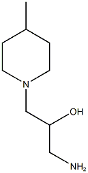 1-amino-3-(4-methylpiperidin-1-yl)propan-2-ol Struktur