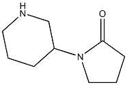 1-piperidin-3-ylpyrrolidin-2-one Struktur