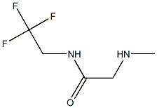 2-(methylamino)-N-(2,2,2-trifluoroethyl)acetamide Struktur