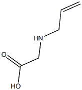 2-(prop-2-en-1-ylamino)acetic acid Struktur