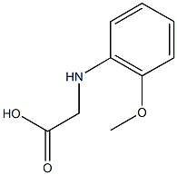 2-[(2-methoxyphenyl)amino]acetic acid Struktur