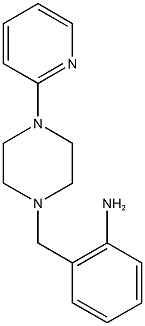 2-{[4-(pyridin-2-yl)piperazin-1-yl]methyl}aniline Struktur