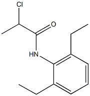 2-chloro-N-(2,6-diethylphenyl)propanamide Struktur