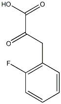 3-(2-fluorophenyl)-2-oxopropanoic acid Struktur