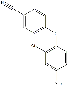 4-(4-amino-2-chlorophenoxy)benzonitrile Struktur