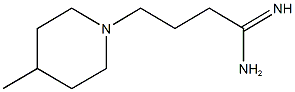 4-(4-methylpiperidin-1-yl)butanimidamide Struktur