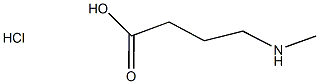 4-(methylamino)butanoic acid hydrochloride Struktur