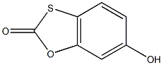 6-hydroxy-2H-1,3-benzoxathiol-2-one Struktur