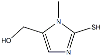 (1-methyl-2-sulfanyl-1H-imidazol-5-yl)methanol Struktur