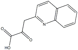 2-OXO-3-QUINOLIN-2-YLPROPANOIC ACID Struktur