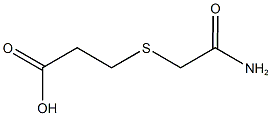 3-[(2-AMINO-2-OXOETHYL)THIO]PROPANOIC ACID Struktur