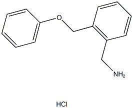 1-[2-(PHENOXYMETHYL)PHENYL]METHANAMINE HYDROCHLORIDE Struktur