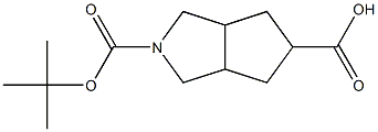 2-(TERT-BUTOXYCARBONYL)OCTAHYDROCYCLOPENTA[C]PYRROLE-5-CARBOXYLIC ACID Struktur