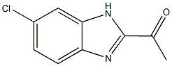 1-(6-CHLORO-1H-BENZIMIDAZOL-2-YL)ETHANONE Struktur