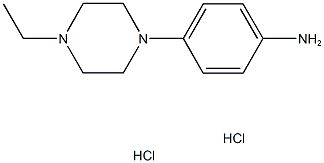 4-(4-ETHYLPIPERAZIN-1-YL)ANILINE DIHYDROCHLORIDE Struktur