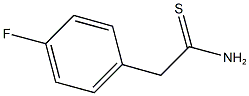 2-(4-fluorophenyl)ethanethioamide Struktur