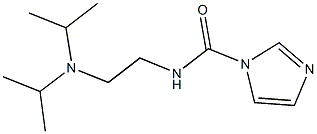 N-[2-(diisopropylamino)ethyl]-1H-imidazole-1-carboxamide Struktur