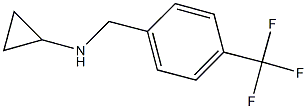 N-[4-(trifluoromethyl)benzyl]cyclopropanamine Struktur