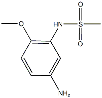 N-(5-amino-2-methoxyphenyl)methanesulfonamide Struktur