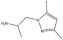 1-(3,5-dimethyl-1H-pyrazol-1-yl)propan-2-amine Struktur