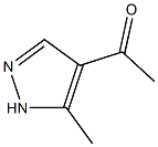 1-(5-methyl-1H-pyrazol-4-yl)ethan-1-one Struktur