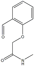 2-(2-formylphenoxy)-N-methylacetamide Struktur