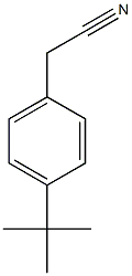 2-(4-tert-butylphenyl)acetonitrile Struktur