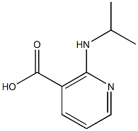 2-(propan-2-ylamino)pyridine-3-carboxylic acid Struktur