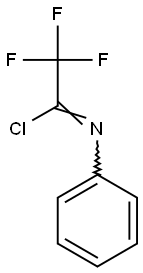 2,2,2-trifluoro-N-phenylethanecarbonimidoyl chloride Struktur