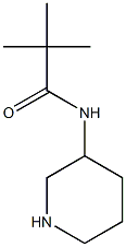 2,2-dimethyl-N-(piperidin-3-yl)propanamide Struktur