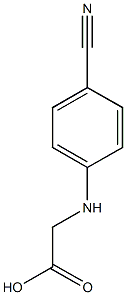 2-[(4-cyanophenyl)amino]acetic acid Struktur