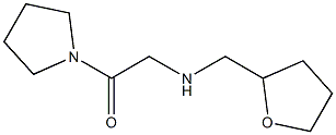 2-[(oxolan-2-ylmethyl)amino]-1-(pyrrolidin-1-yl)ethan-1-one Struktur