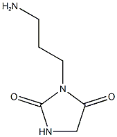 3-(3-aminopropyl)imidazolidine-2,4-dione Struktur