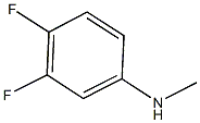 3,4-difluoro-N-methylaniline Struktur