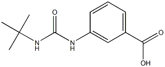 3-[(tert-butylcarbamoyl)amino]benzoic acid Struktur