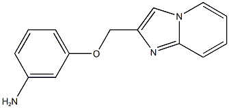 3-{imidazo[1,2-a]pyridin-2-ylmethoxy}aniline Struktur