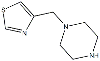 4-(piperazin-1-ylmethyl)-1,3-thiazole Struktur