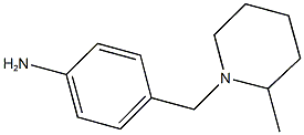 4-[(2-methylpiperidin-1-yl)methyl]aniline Struktur