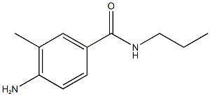 4-amino-3-methyl-N-propylbenzamide Struktur