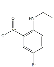 4-bromo-2-nitro-N-(propan-2-yl)aniline Struktur