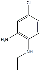 4-chloro-1-N-ethylbenzene-1,2-diamine Struktur