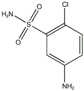 5-amino-2-chlorobenzene-1-sulfonamide Struktur