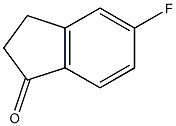 5-fluoro-2,3-dihydro-1H-inden-1-one Struktur