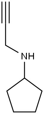 N-(prop-2-yn-1-yl)cyclopentanamine Struktur