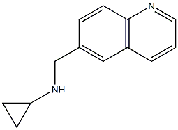 N-(quinolin-6-ylmethyl)cyclopropanamine Struktur