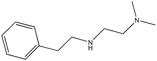 N,N-dimethyl-N'-(2-phenylethyl)ethane-1,2-diamine Struktur