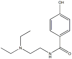 N-[2-(diethylamino)ethyl]-4-hydroxybenzamide Struktur